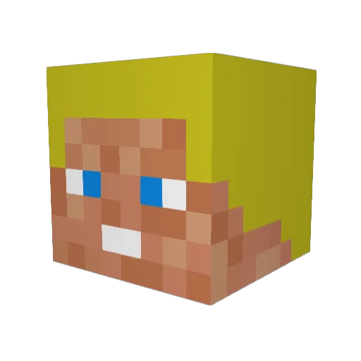 c0la1986 Minecraft avatar head, 3D render