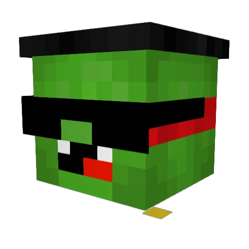 c0lcy Minecraft avatar head, 3D render