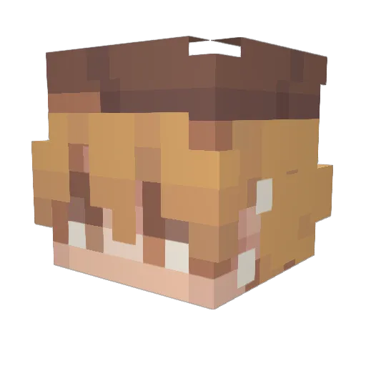 c0ld2k4 Minecraft avatar head, 3D render