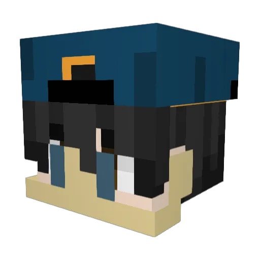 c0nb0n57 Minecraft avatar head, 3D render