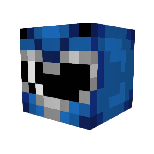 c0ndompluh Minecraft avatar head, 3D render