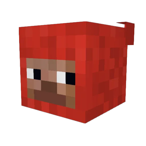 c0nkee Minecraft avatar head, 3D render