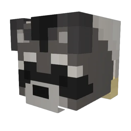 c0nvexJester Minecraft avatar head, 3D render