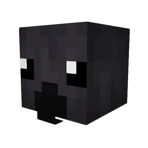 c0rvoid Minecraft avatar head, 3D render