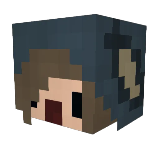 c0sima Minecraft avatar head, 3D render