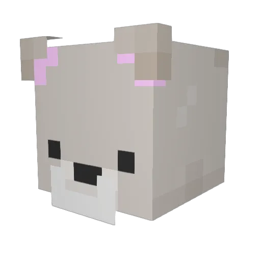 c0smoo Minecraft avatar head, 3D render