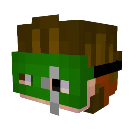 Minecraft-Avatar von c0zmoser: Kopf als 3D-Render