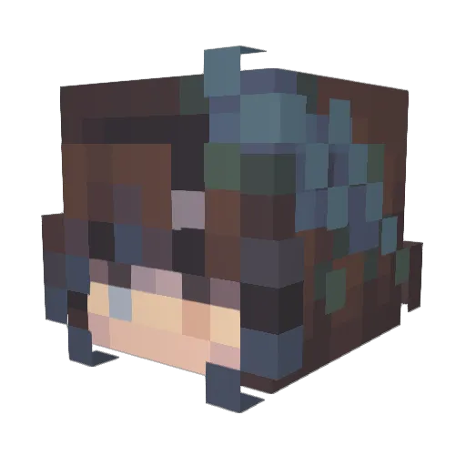 c1a2i3 Minecraft avatar head, 3D render