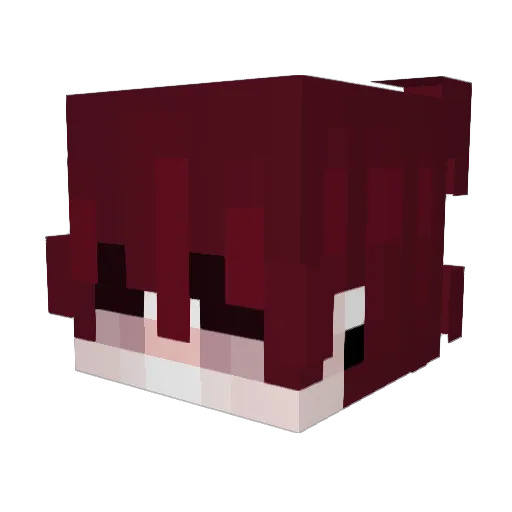 c1a2p3o Minecraft avatar head, 3D render