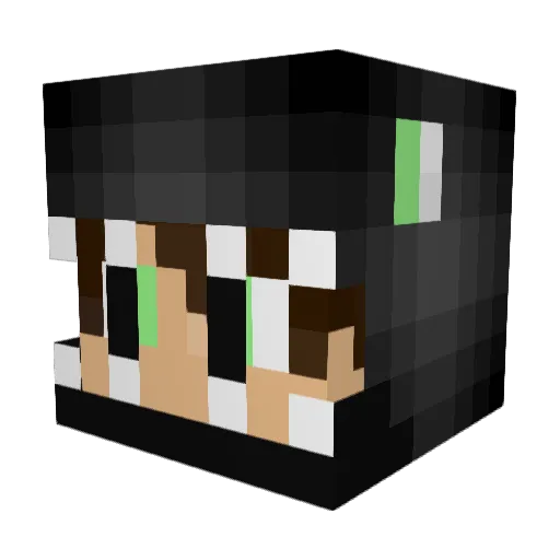 c1etus_ Minecraft avatar head, 3D render