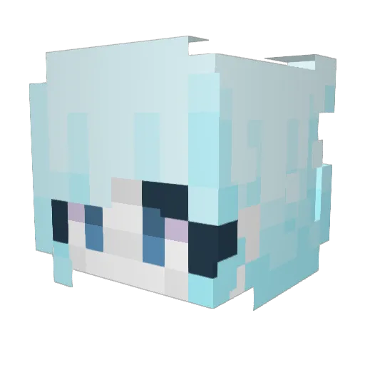 c1mo Minecraft avatar head, 3D render