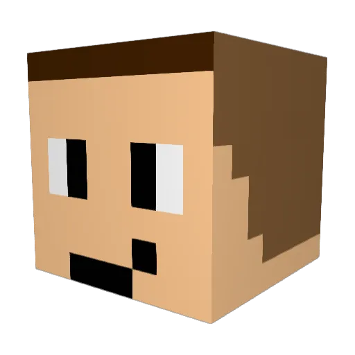 c1oud_abi Minecraft avatar head, 3D render