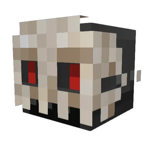 c1qr Minecraft avatar head, 3D render