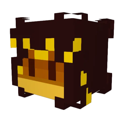 c2d Minecraft avatar head, 3D render