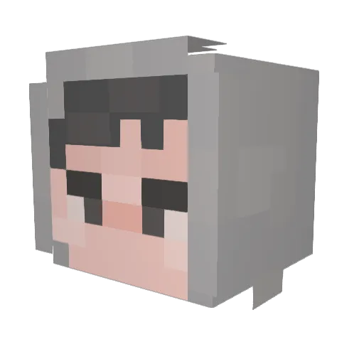 c3ntury3gg Minecraft avatar head, 3D render