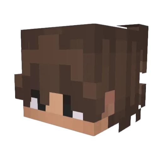 c3z_ Minecraft avatar head, 3D render