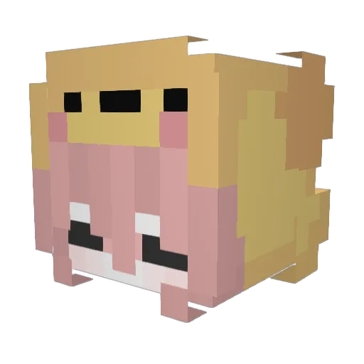 c43lyn Minecraft avatar head, 3D render