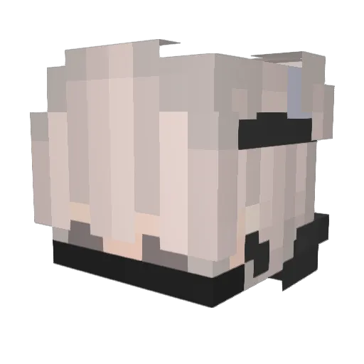 c4d3t Minecraft avatar head, 3D render