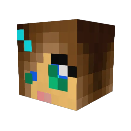 c4ll1st0 Minecraft avatar head, 3D render