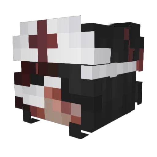 c4nn4 Minecraft avatar head, 3D render