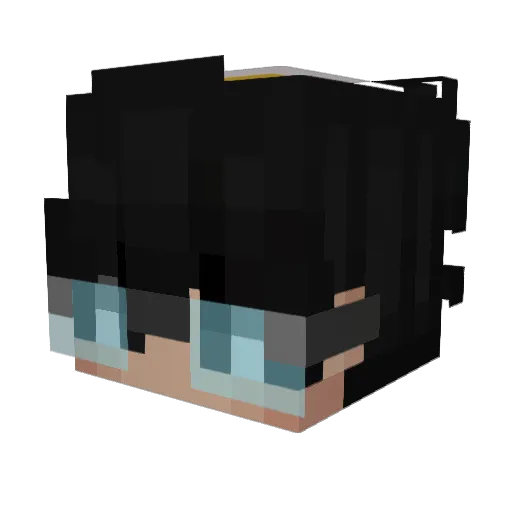 c4rbond Minecraft avatar head, 3D render