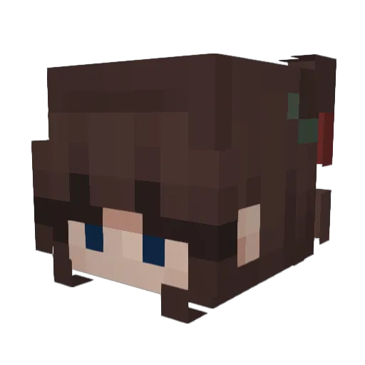c4thm0mmy Minecraft avatar head, 3D render