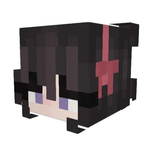 c86f94 Minecraft avatar head, 3D render