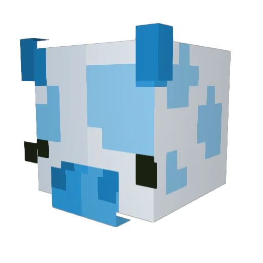 c8_m8 Minecraft avatar head, 3D render