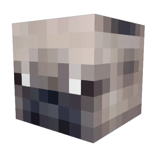 c9ine Minecraft avatar head, 3D render