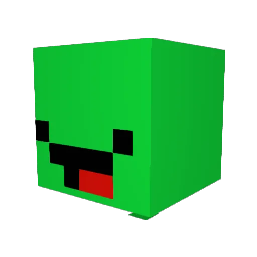 c9mbo Minecraft avatar head, 3D render