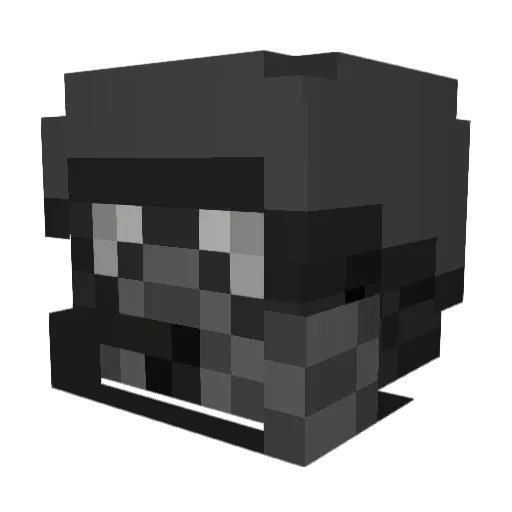 cAn3_UbriAc0 Minecraft avatar head, 3D render