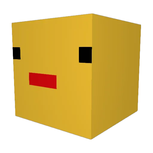 cAtHeRi Minecraft avatar head, 3D render