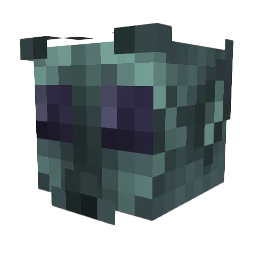 cCROMm Minecraft avatar head, 3D render