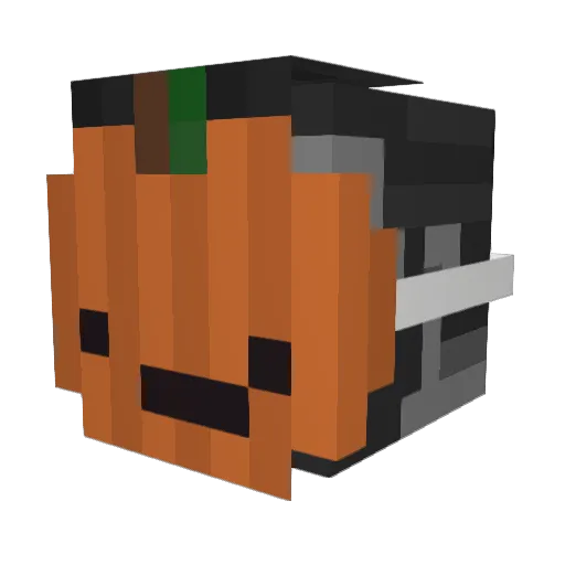 cFearr Minecraft avatar head, 3D render