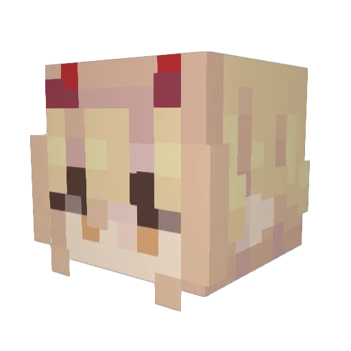 cG0ule Minecraft avatar head, 3D render
