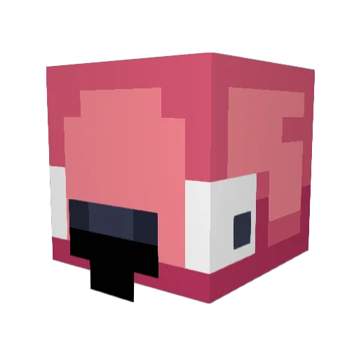cJuju_ Minecraft avatar head, 3D render