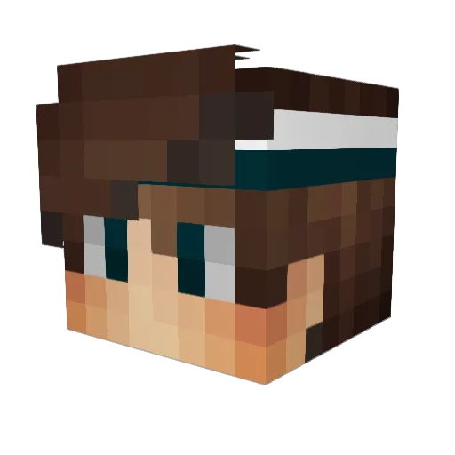cKanti Minecraft avatar head, 3D render