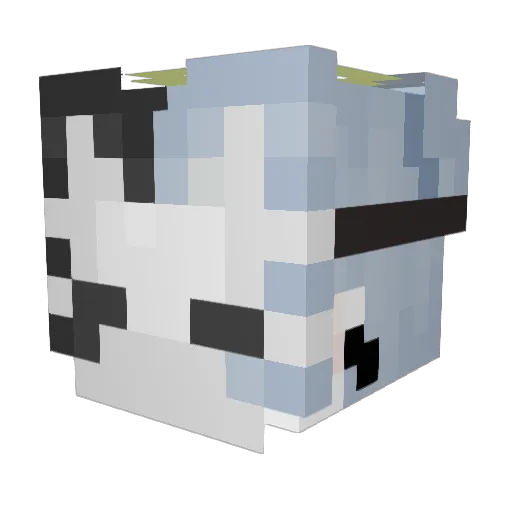 cKojuh Minecraft avatar head, 3D render