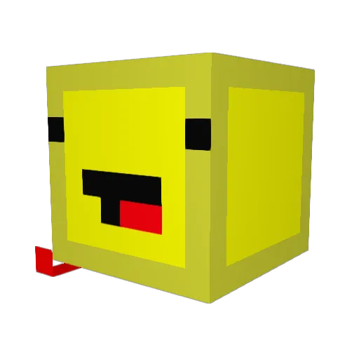 cL0uDz101 Minecraft avatar head, 3D render