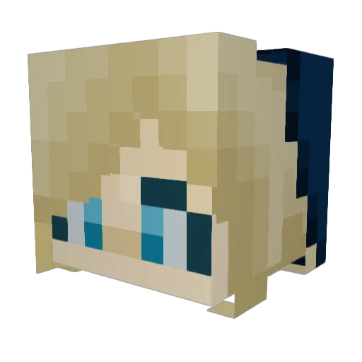 cLoverstik Minecraft avatar head, 3D render