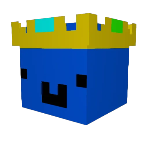 cLunr Minecraft avatar head, 3D render