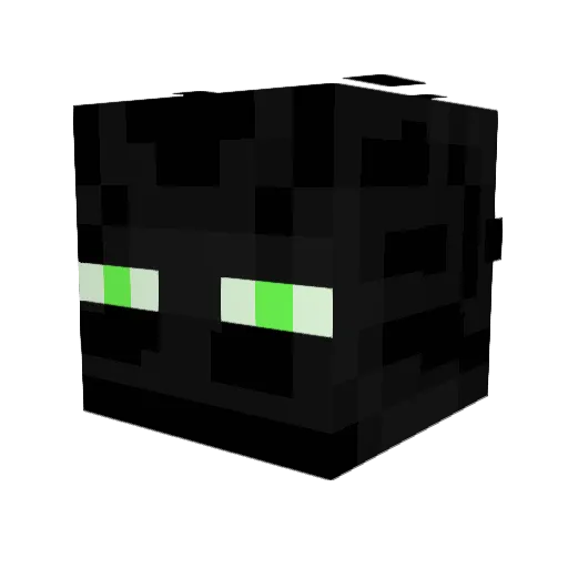cMrg Minecraft avatar head, 3D render
