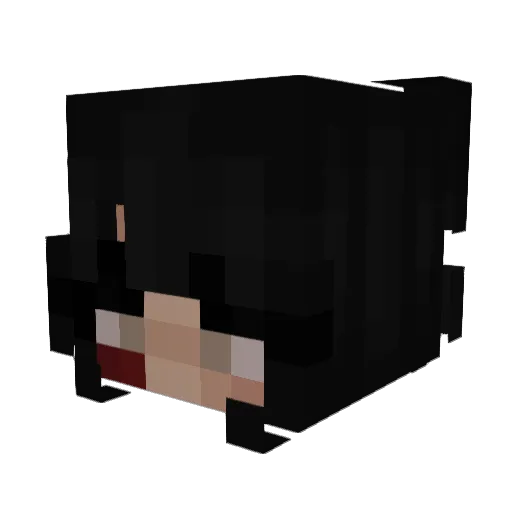 cOUCHpANTS Minecraft avatar head, 3D render