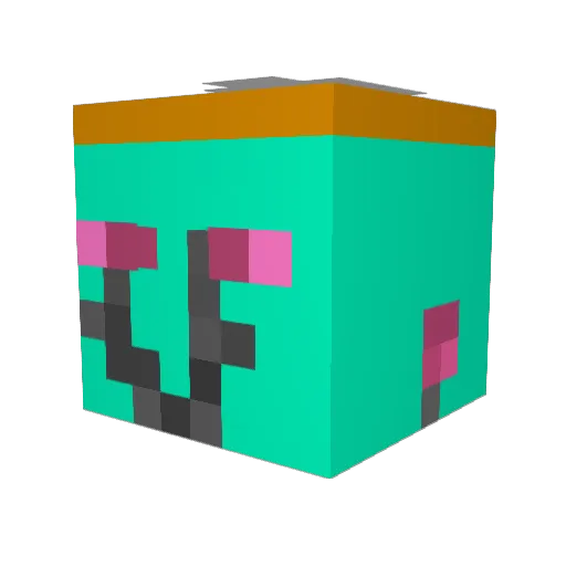 cOkieMonster644 Minecraft avatar head, 3D render