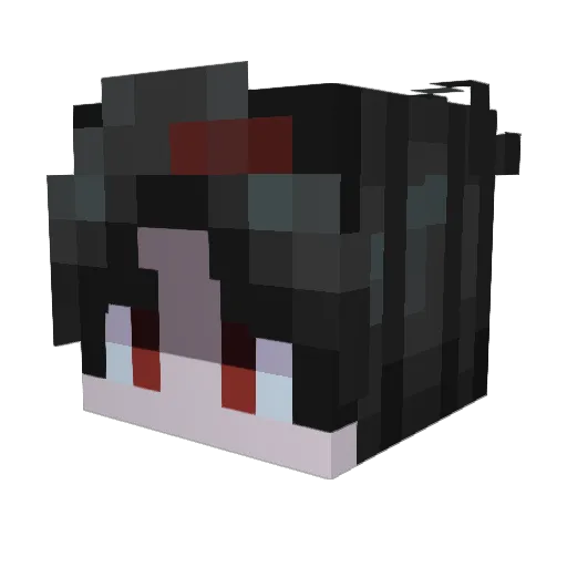 cPaulyC Minecraft avatar head, 3D render