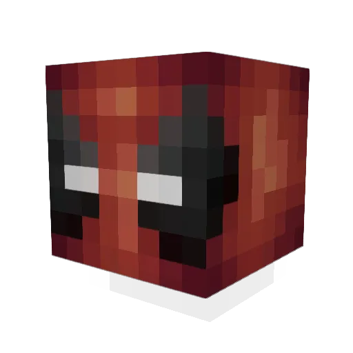 cREMA0 Minecraft avatar head, 3D render