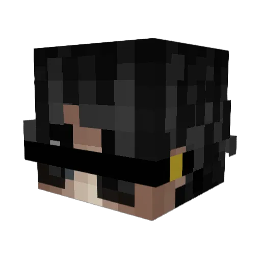 cSYNXD Minecraft avatar head, 3D render