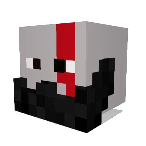 cUngGel Minecraft avatar head, 3D render