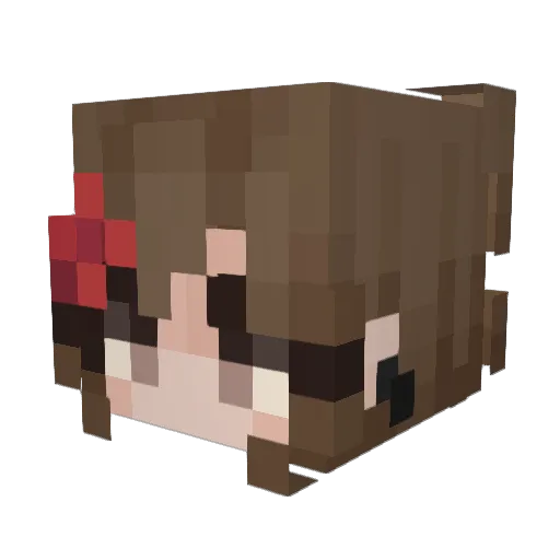 c_c9143 Minecraft avatar head, 3D render