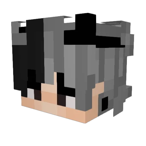 c_f_y Minecraft avatar head, 3D render